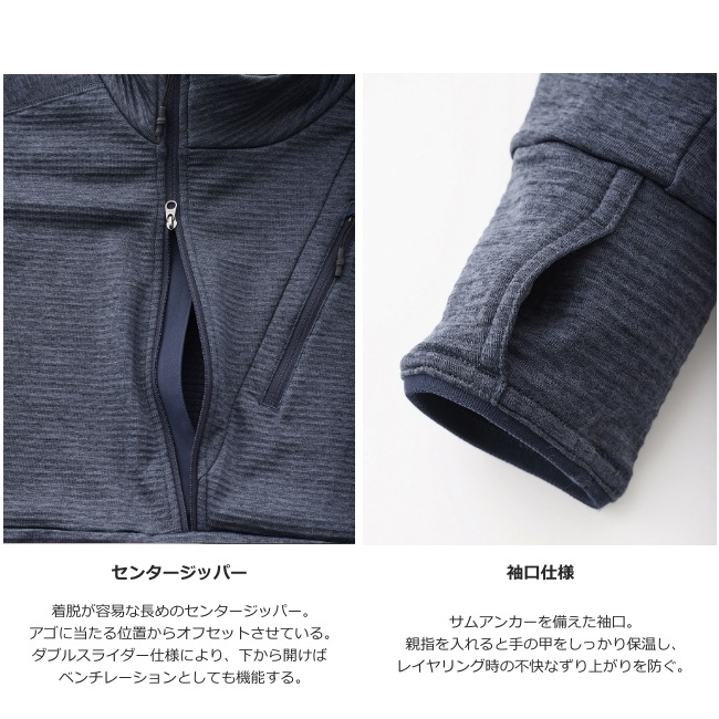 グラフェンブルフ ティートンブロス Teton Bros. グラフェン 1/2 ジップ (メンズ