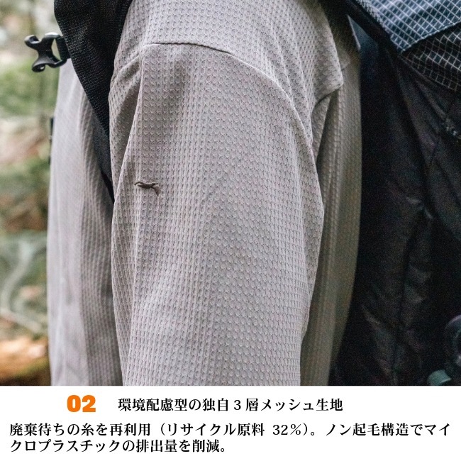 スタティック STATIC ダブルセル モックネック ユニセックス DOUBLECELL MOCKNECK