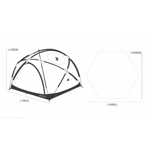 テント・タープ groundcover acorn house 3.45 groundcover】Groundcover ACORN HOUSE 3.45 Dome Tent