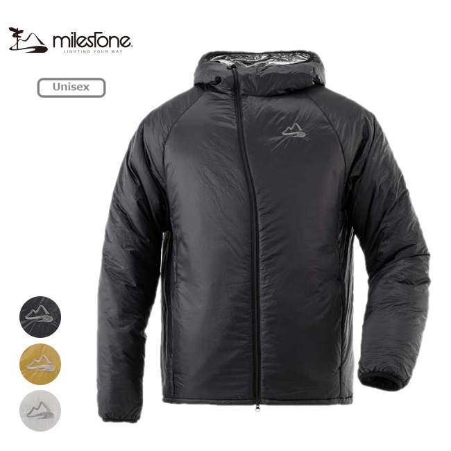 マイルストーン milestone ヒートウェイブチタニウムフーディ Heatwave Titanium Hoody