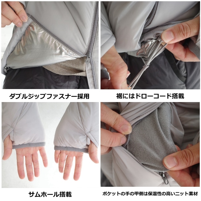 マイルストーン milestone ヒートウェイブチタニウムフーディ Heatwave Titanium Hoody