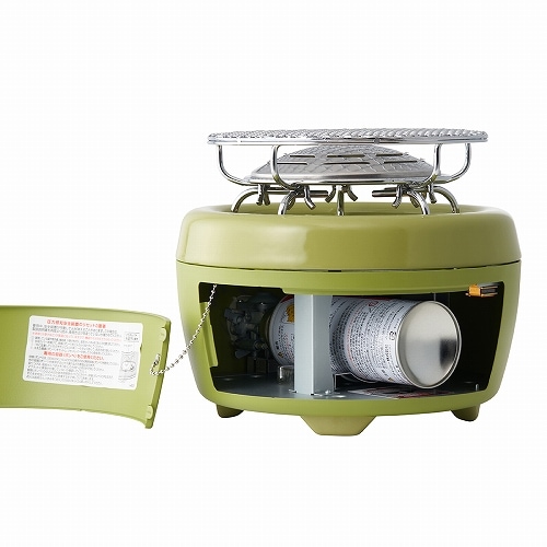 ロゴス×センゴクアラジン ポータブルガスカセットコンロ ヒバリン キャンプ 登山 ロゴス×センゴクアラジン LOGOS×SENGOKU ALADDIN ポータブル ガス