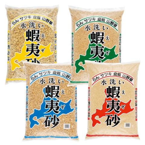 蝦夷砂 大粒 約17L<br>（黄） | 基本用土 | Gardening 園芸と土 刀川