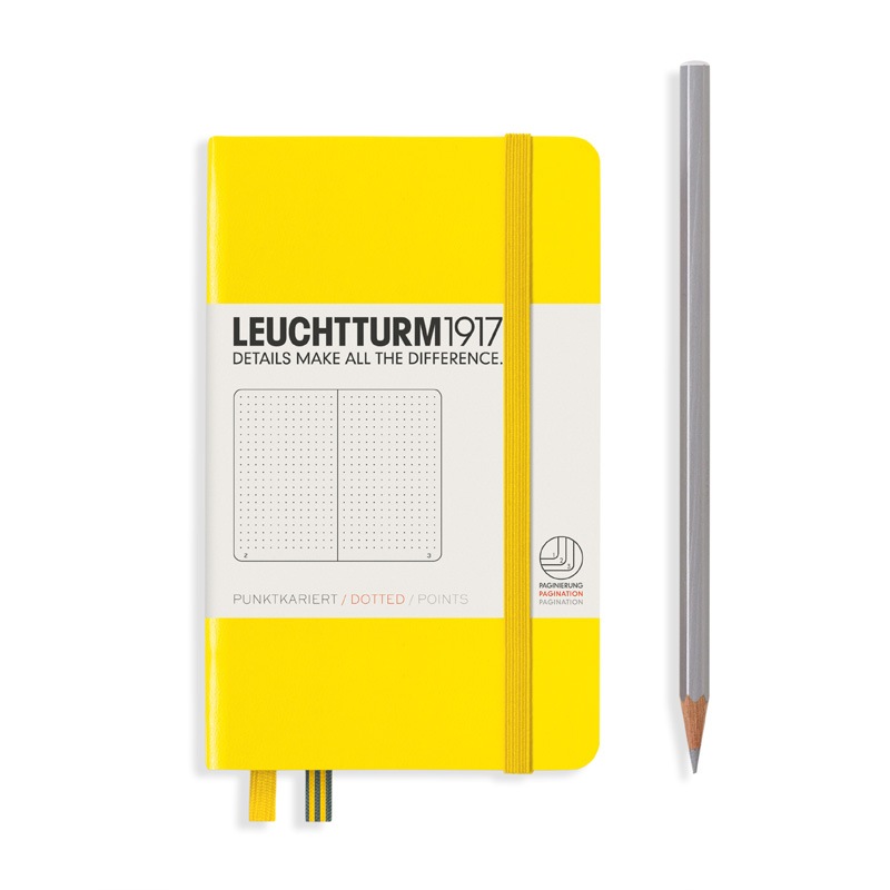 ハードカバー ポケット A6 レモン | LEUCHTTURM1917,ハードカバー