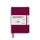 ウィークリーレフト ミディアム(A5) ポートレッド 2026年|プランナー|LEUCHTTURM1917