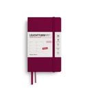 ウィークリーホリゾンタル(横型) ポケット(A6) ポートレッド 2026年|プランナー|LEUCHTTURM1917