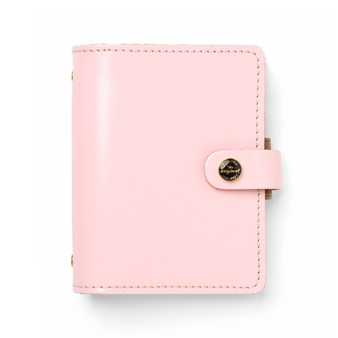 Filofax オリジナル ゴールドリング スモール パテントローズ