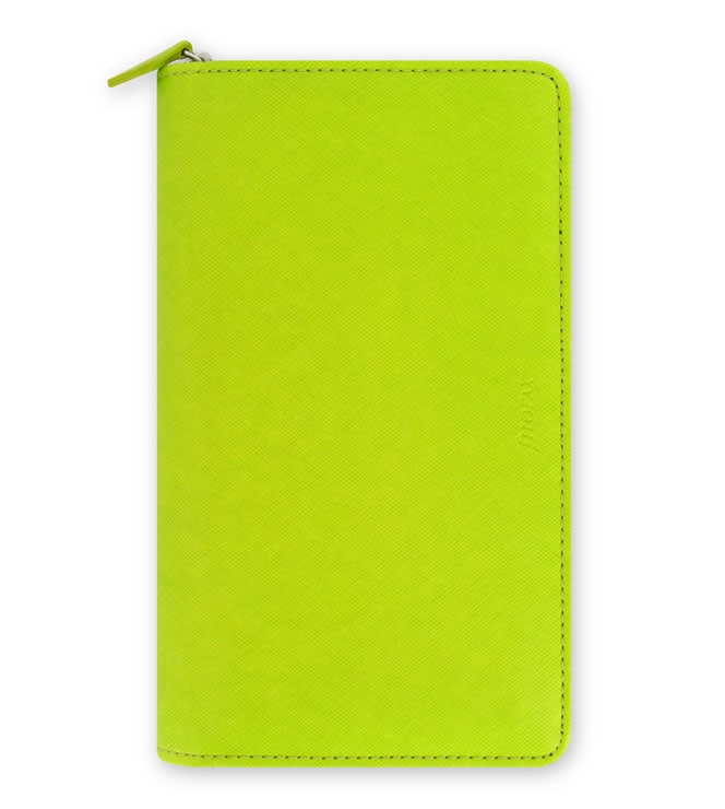Filofax サフィアーノ コンパクトジップ ライムグリーン | Filofax