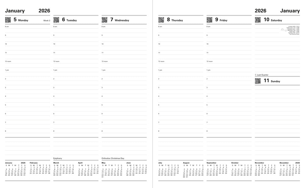 2026 Letts Diary Standard 31Y ������1����(VT) �֥�å� �������