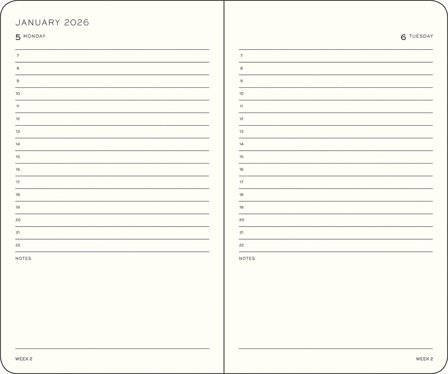 �ǥ��꡼ �ݥ��å�(A6) �֥�å� 2026ǯ