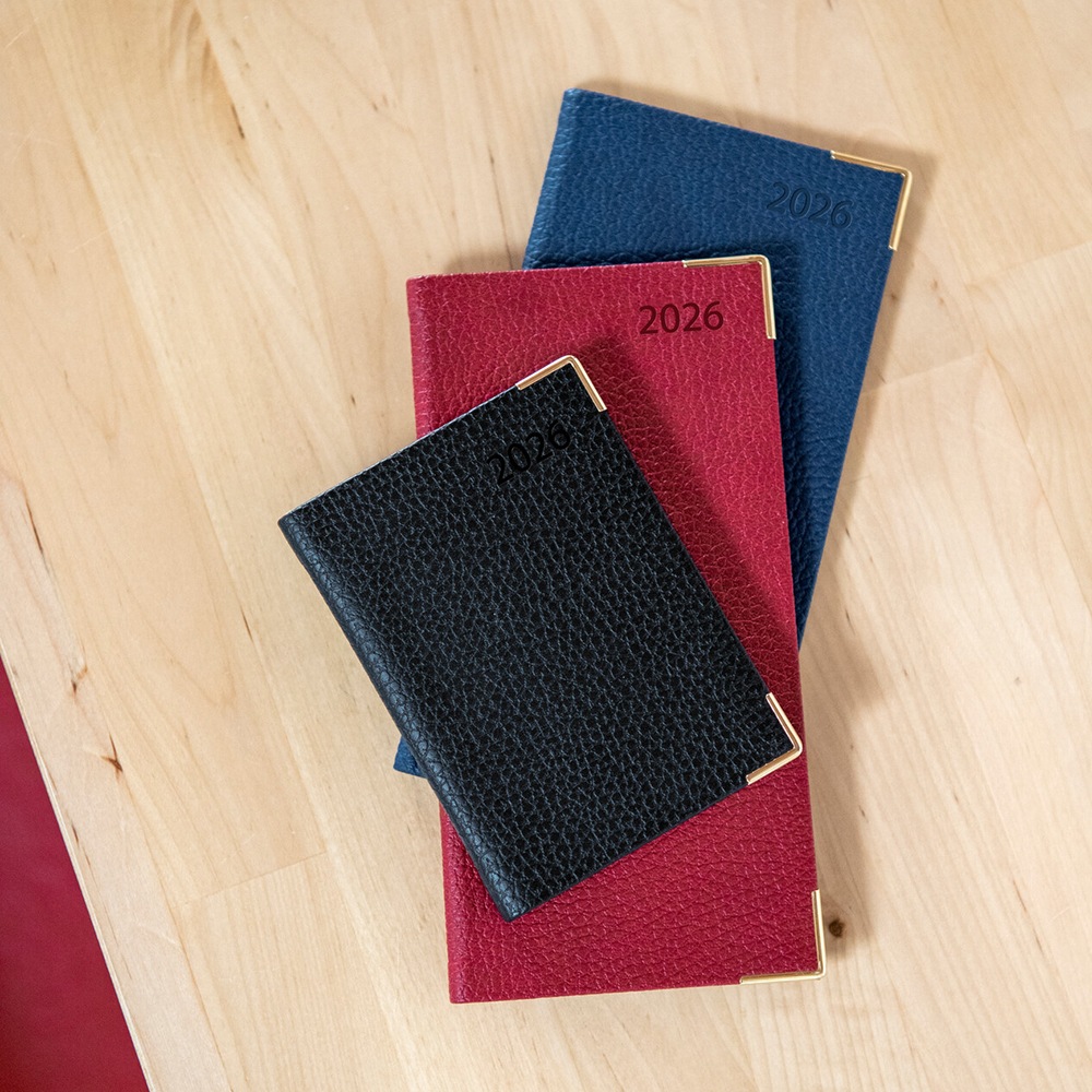 2026 Letts Diary Connoisseur C1X ������2��(T) �֥�å� A5