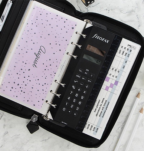 Filofax ���ե������� ����ѥ��ȥ��å� �֥�å�