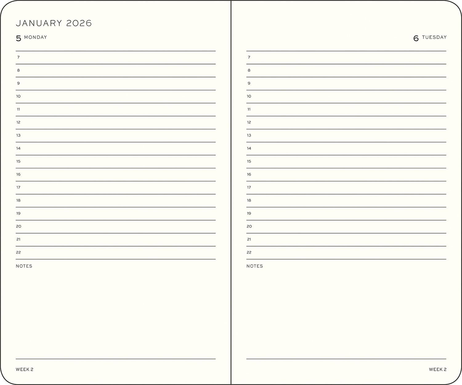 �ǥ��꡼ �ݥ��å�(A6) �ݡ��ȥ�å� 2026ǯ