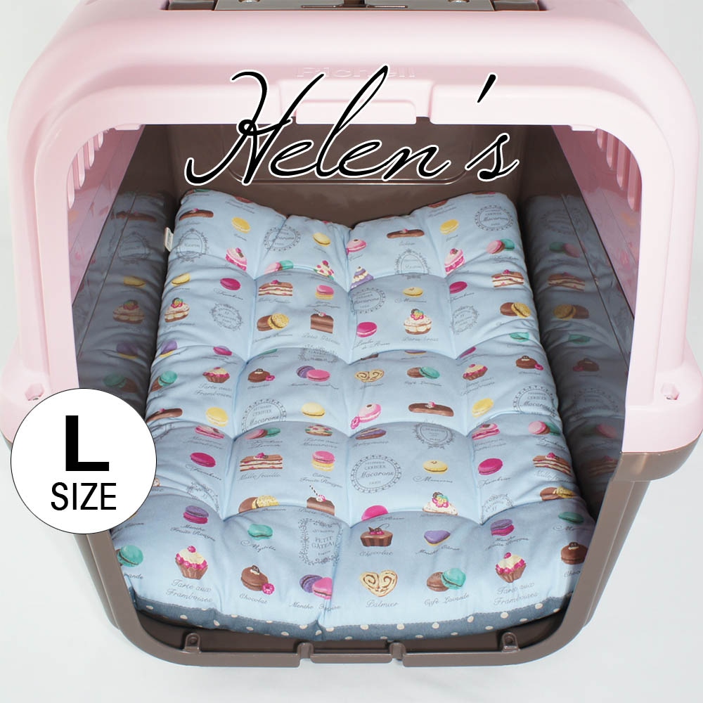 クレートカバーS　北欧花柄カフェオレ クレートカバーS 北欧花柄カフェオレ クレートカバーS 北欧花柄