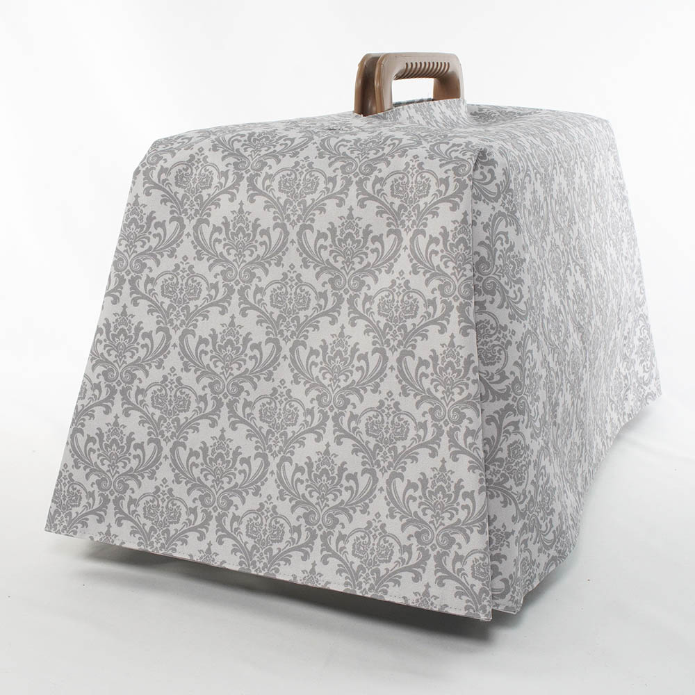 Helen's クレートカバー ダマスクグレー Sサイズ トグルボタン無し