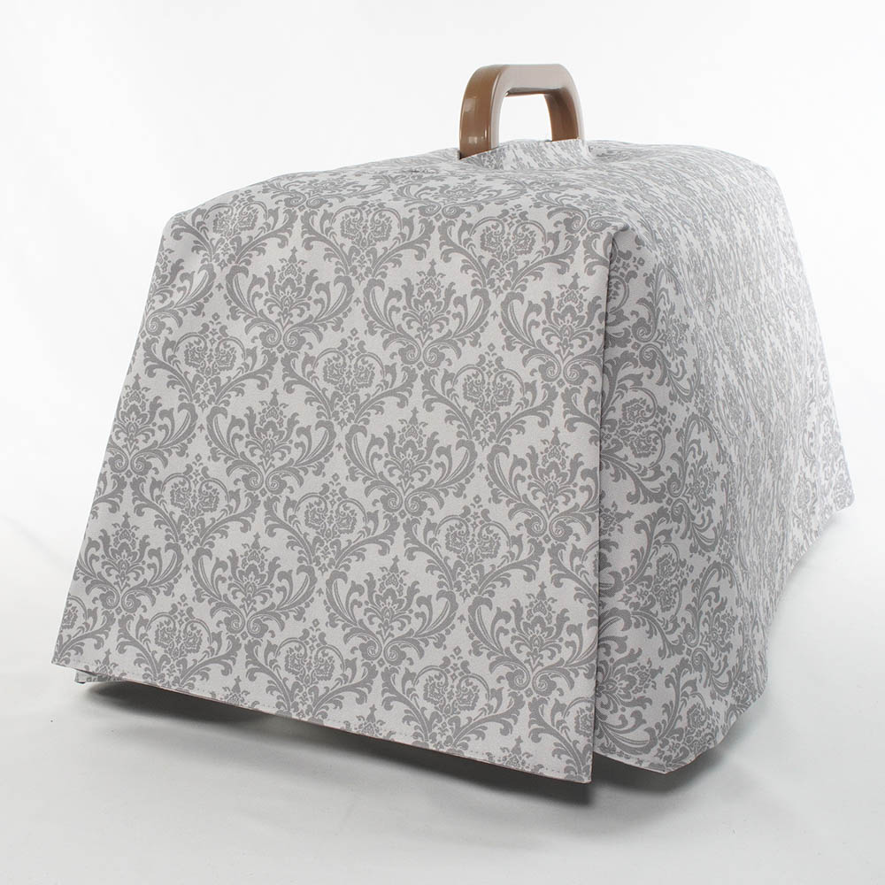 Helen's クレートカバー ダマスクグレー Sサイズ トグルボタン無し