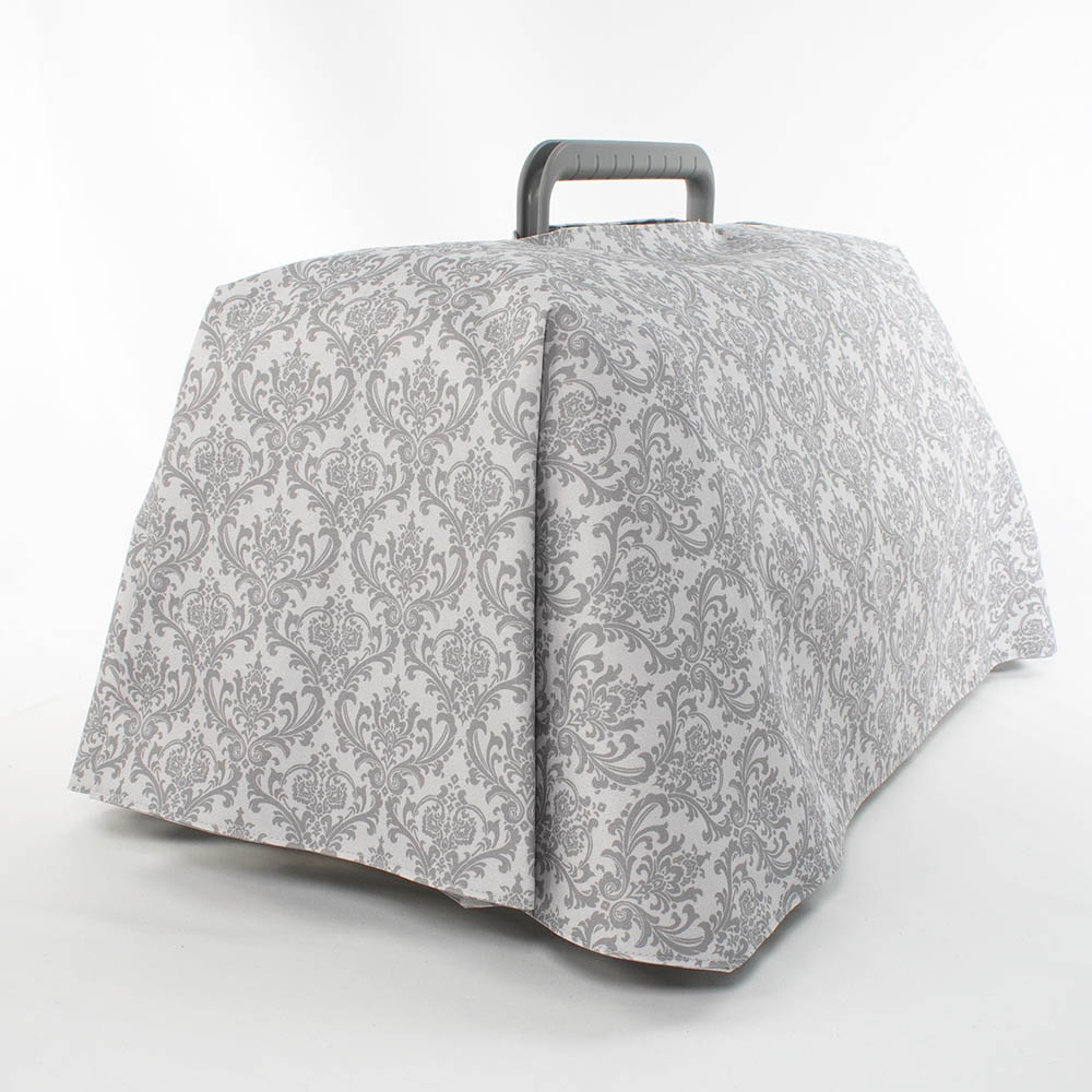 Helen's クレートカバー ダマスクグレー Sサイズ トグルボタン無し