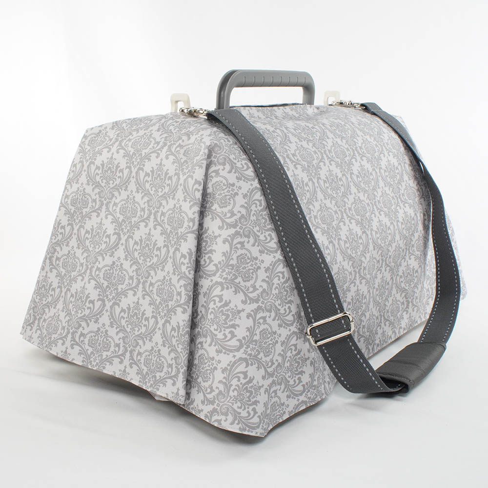 Helen's クレートカバー ダマスクグレー Sサイズ トグルボタン無し