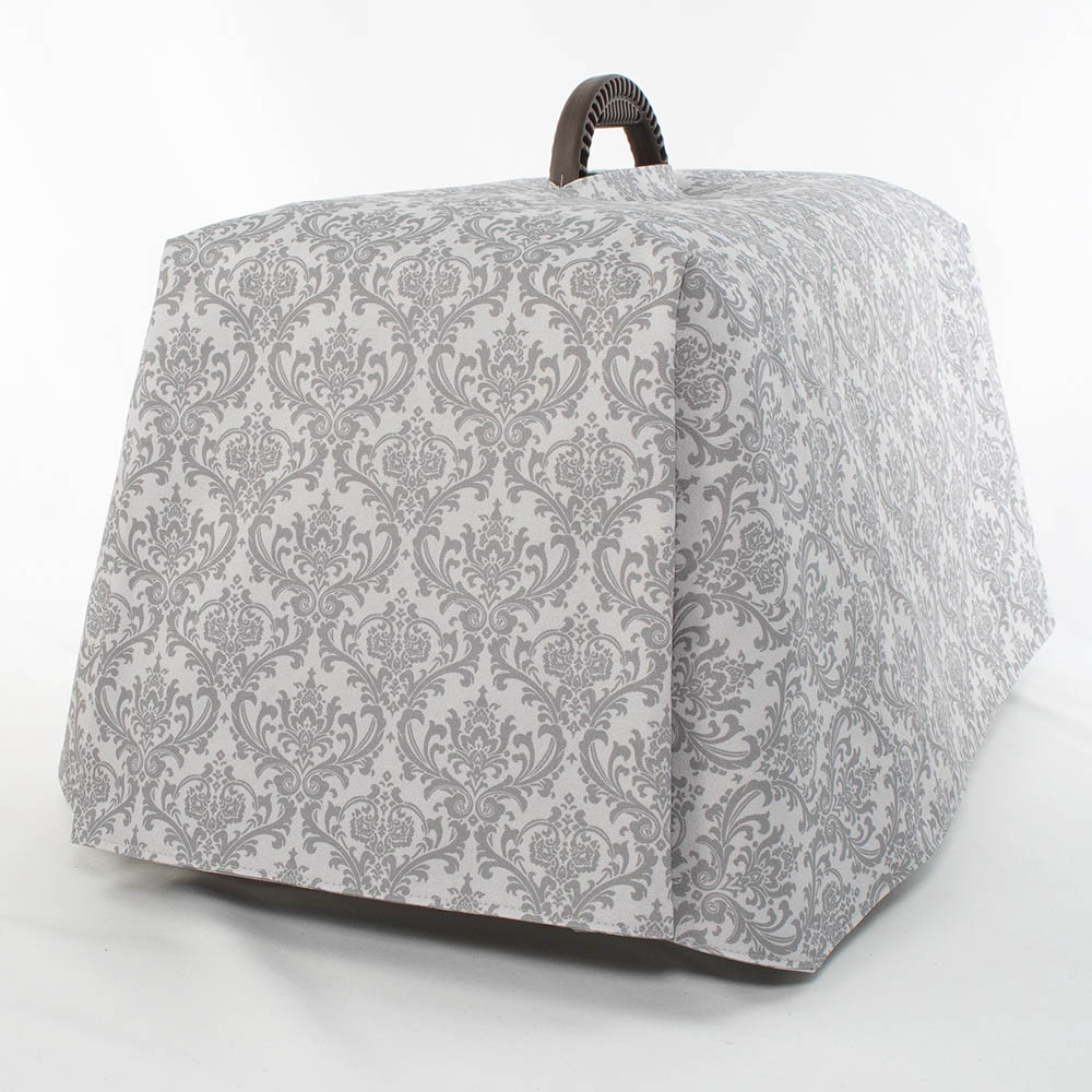 Helen's クレートカバー ダマスクグレー Sサイズ トグルボタン無し