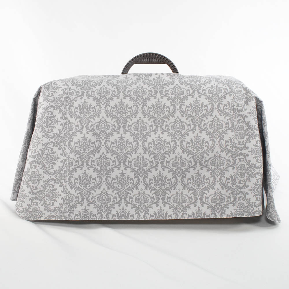 Helen's クレートカバー ダマスクグレー Sサイズ トグルボタン無し