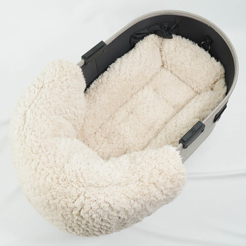 【500円OFF】DOME3レギュラー用クッションセット ぷくぷく あごのせクッション+キャリークッションベッド Sサイズ モカファー