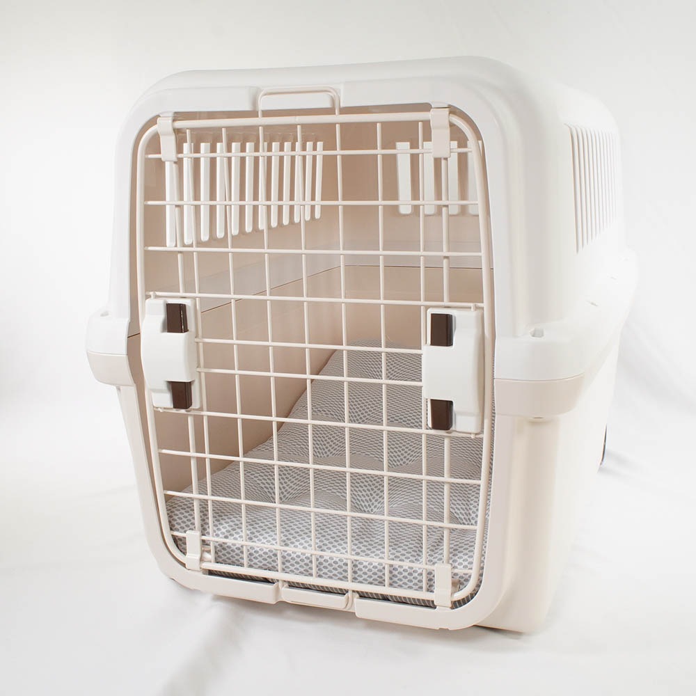 【500円OFF】DOME3ラージ以上用クッションセット 夏用ぷくぷく あごのせクッション＋夏用縁無しクッションベッド Lサイズ 東洋紡iCOLD 接触冷感 ヒッコリーデニムサックス