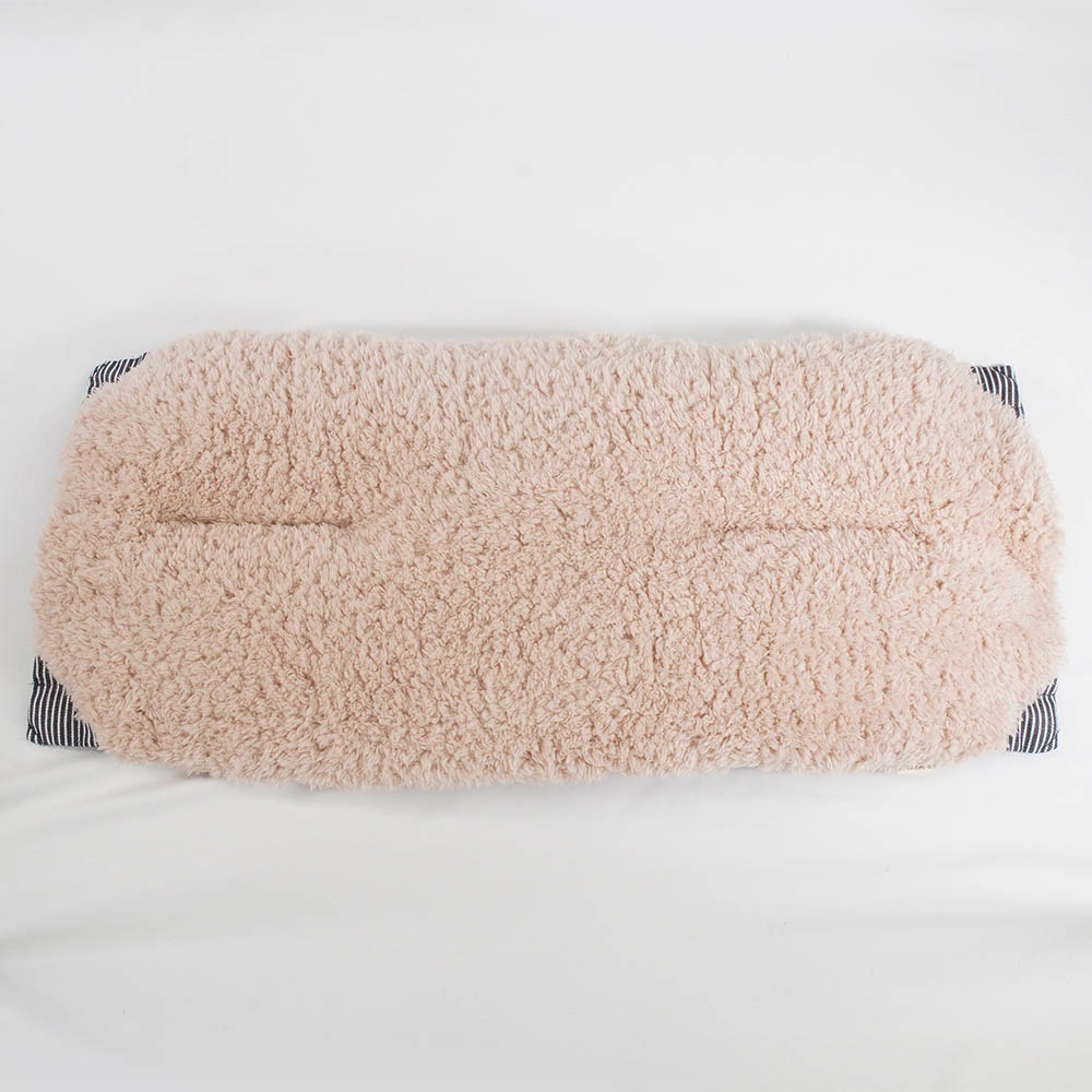 【500円OFF】DOME3レギュラー用クッションセット ぷくぷく あごのせクッション＋キャリークッションベッド Sサイズ デニムネイビーファー