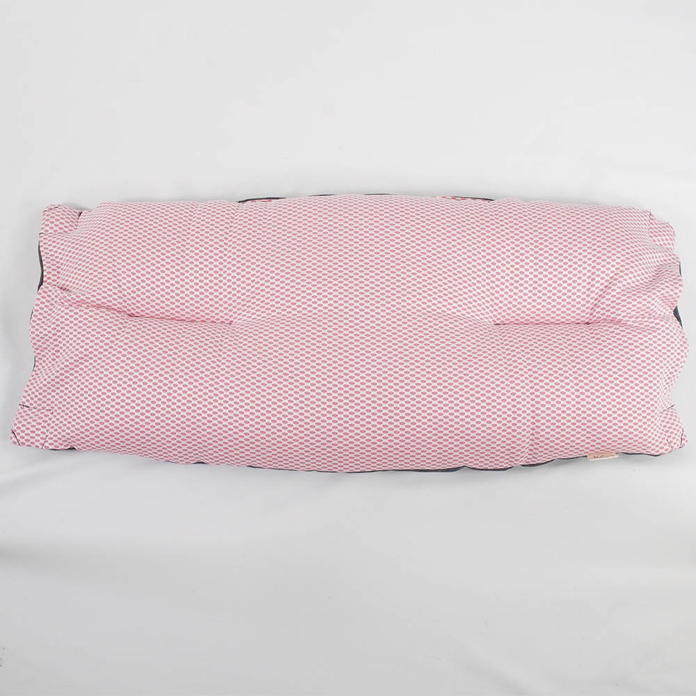 【500円OFF】DOME3ラージ以上用クッションセット 夏用ぷくぷく あごのせクッション+夏用縁無しクッションベッド Lサイズ 東洋紡iCOLD 接触冷感 10オンスデニムネイビー