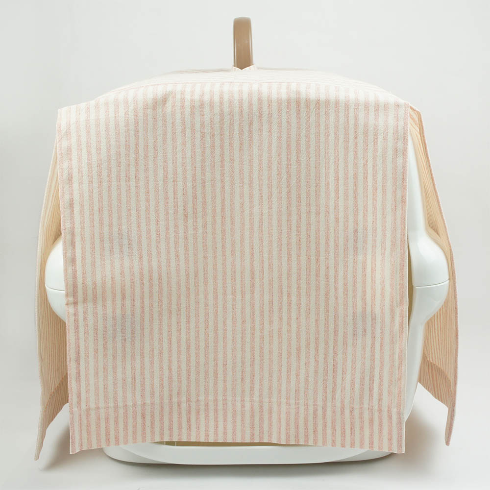 ペットキャリー 目隠し イージーカバー/クレートカバー  ピンクストライプ＜マルチ幅＞ Mサイズ