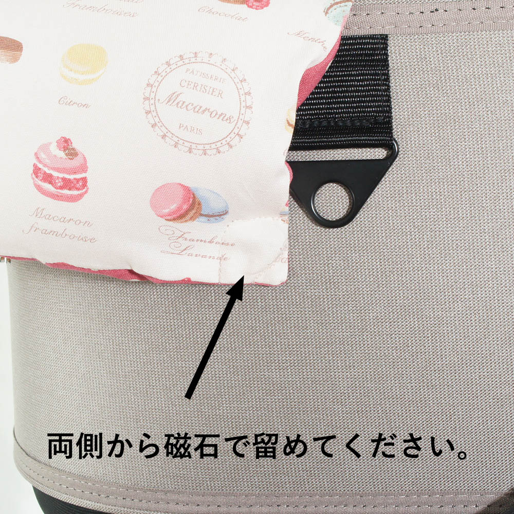 【500円OFF】DOME3ラージ用クッションセット ぷくぷく あごのせクッション+縁無しクッションベッド Lサイズ マカロンピンクドット