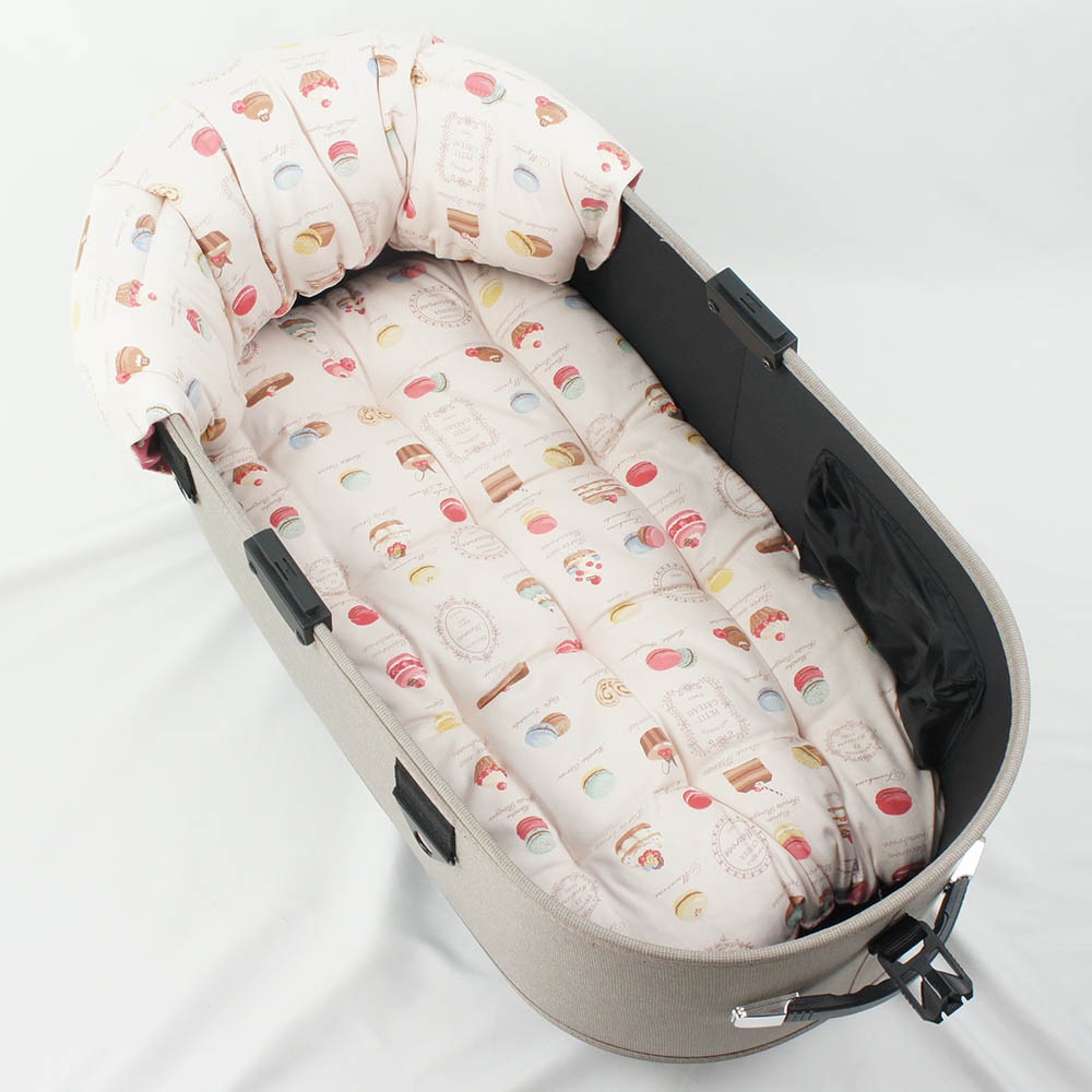 【500円OFF】DOME3ラージ用クッションセット ぷくぷく あごのせクッション+縁無しクッションベッド Lサイズ マカロンピンクドット