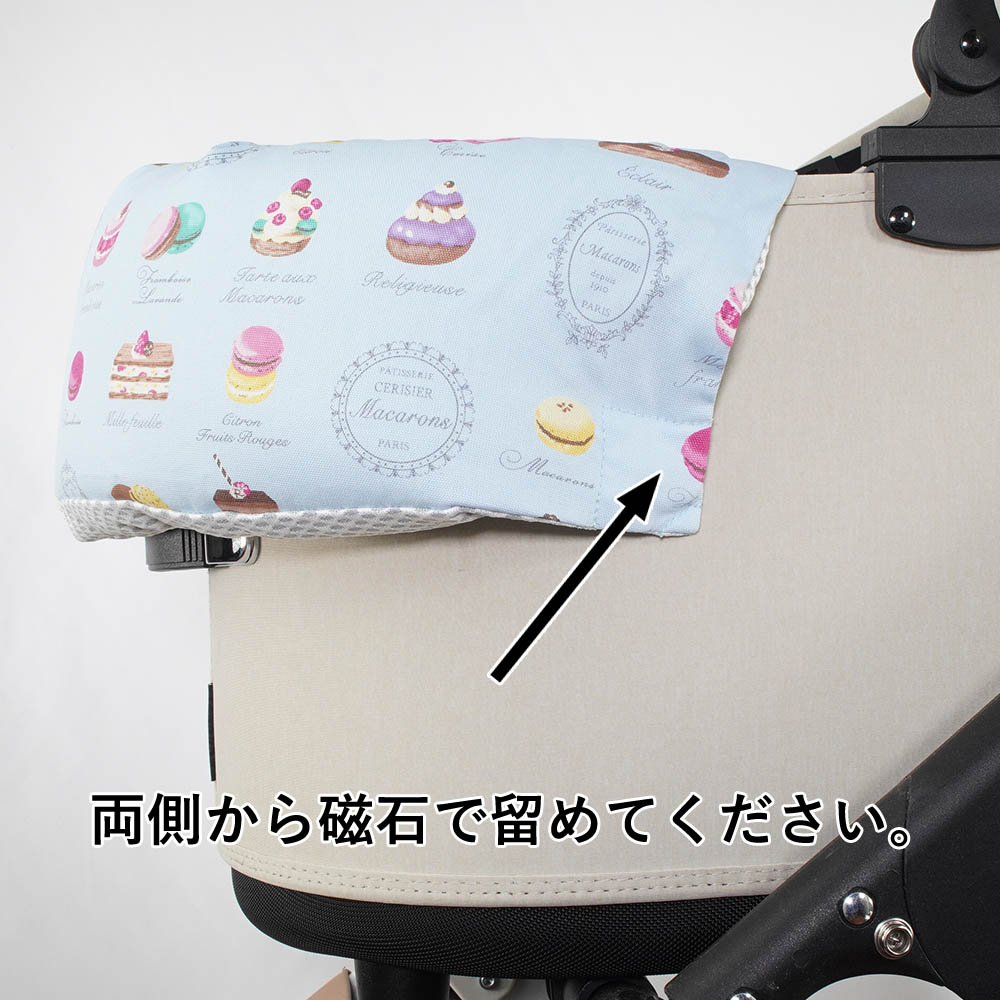 【500円OFF】DOME3ラージ以上用クッションセット 夏用ぷくぷく あごのせクッション＋夏用縁無しクッションベッド Lサイズ 東洋紡iCOLD 接触冷感 マカロンブルー