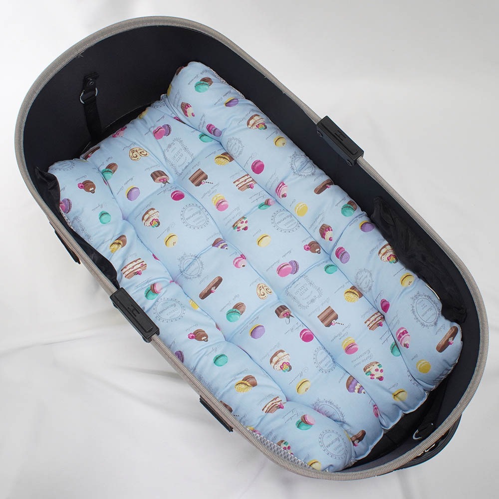 【500円OFF】DOME3ラージ以上用クッションセット 夏用ぷくぷく あごのせクッション＋夏用縁無しクッションベッド Lサイズ 東洋紡iCOLD 接触冷感 マカロンブルー