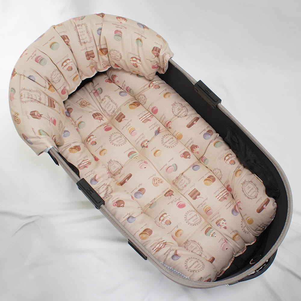 【500円OFF】DOME3ラージ以上用クッションセット 夏用ぷくぷく あごのせクッション＋夏用縁無しクッションベッド Lサイズ 東洋紡iCOLD 接触冷感 マカロンベージュ