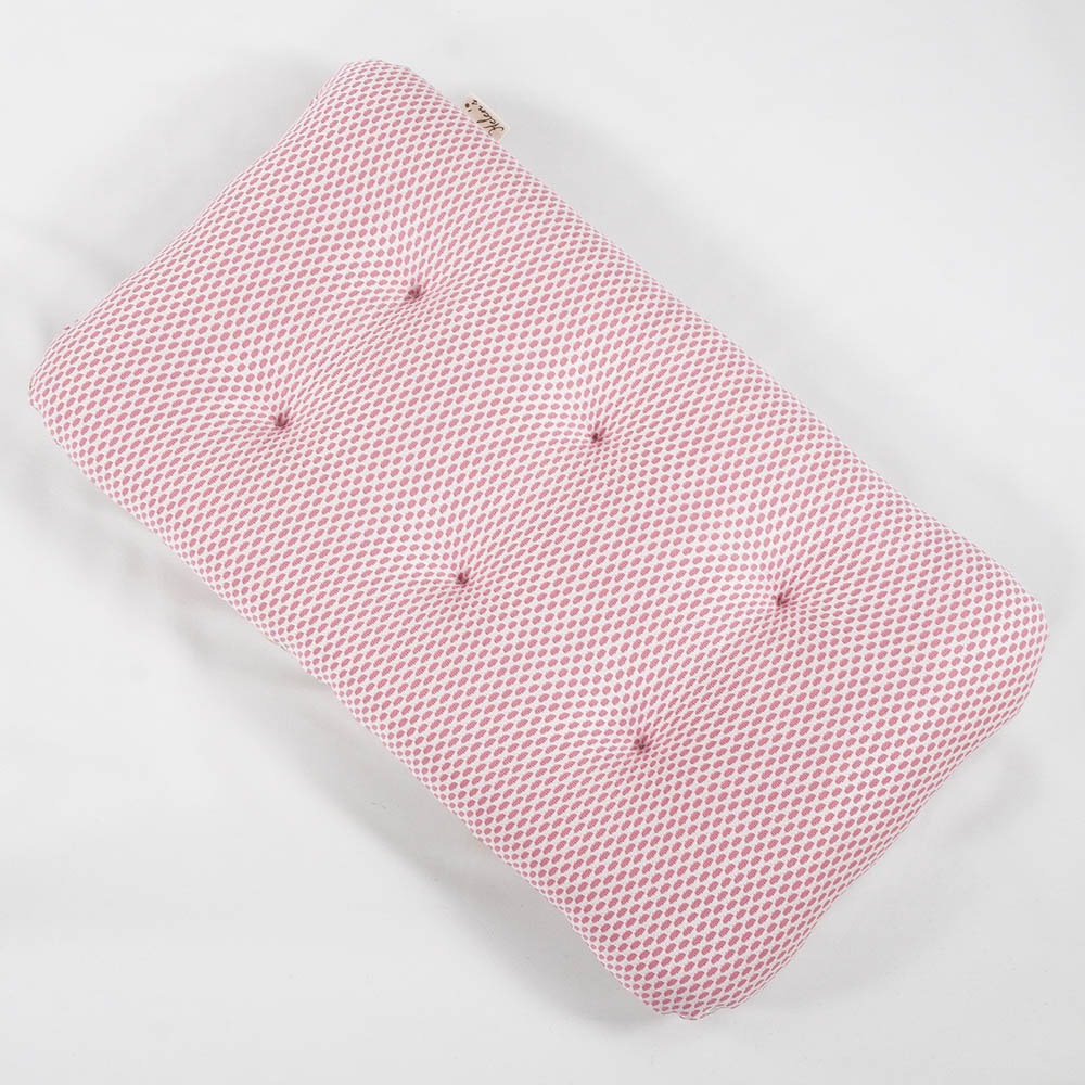 夏用縁無しクッションベッド iCOLD 接触冷感 リバティプリント Betsy ピンク Sサイズ