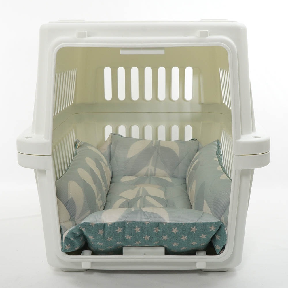 キャリーマット　クッションSS　リーフグレー キャリーマット クッションSS リーフグレー