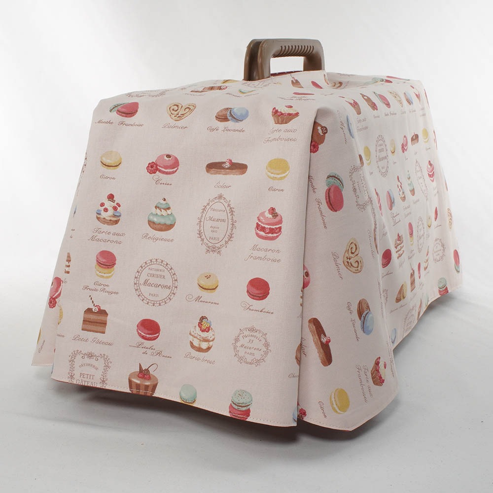 Helen's クレートカバー マカロンピンクドット Sサイズ トグルボタン無し