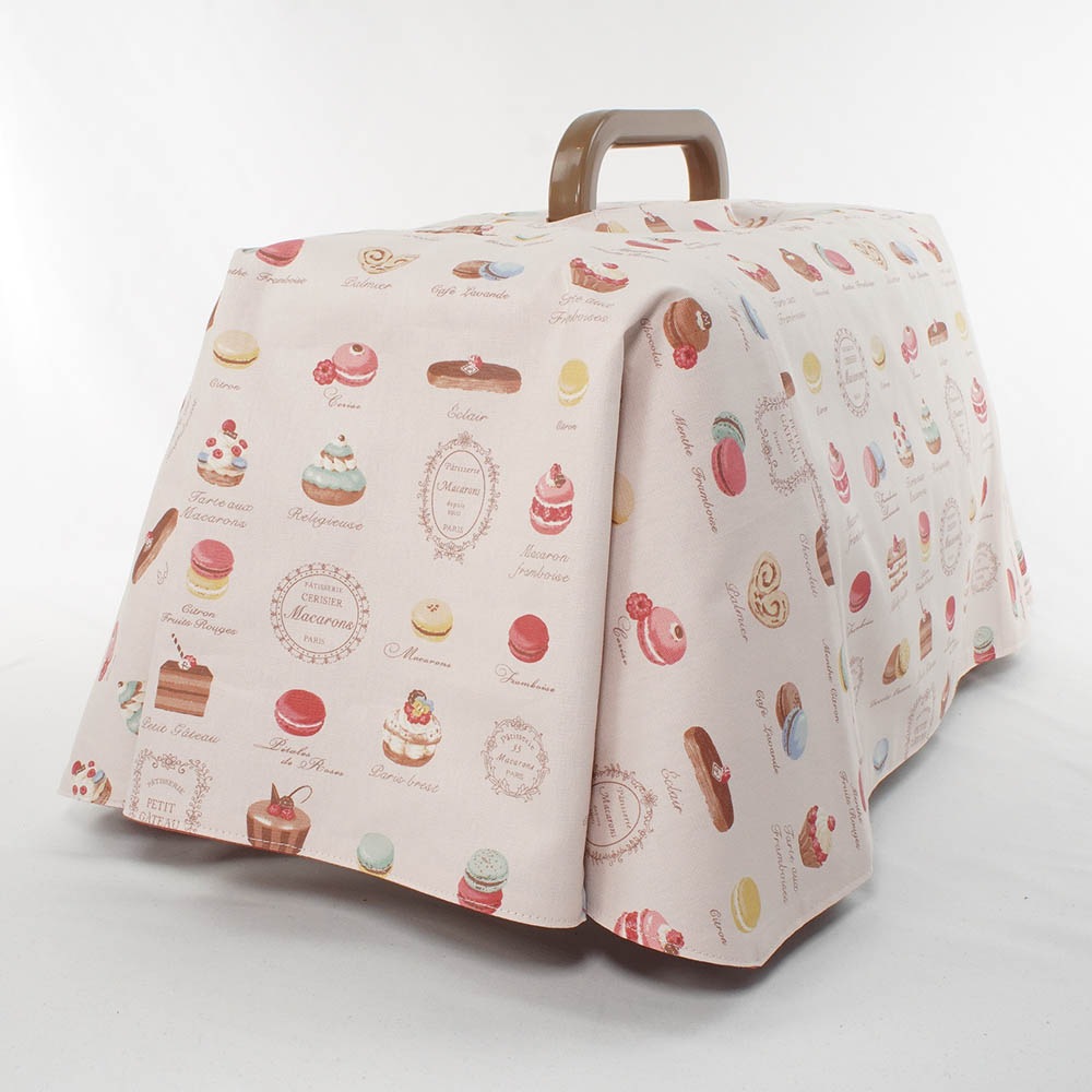 Helen's クレートカバー マカロンピンクドット Sサイズ トグルボタン無し