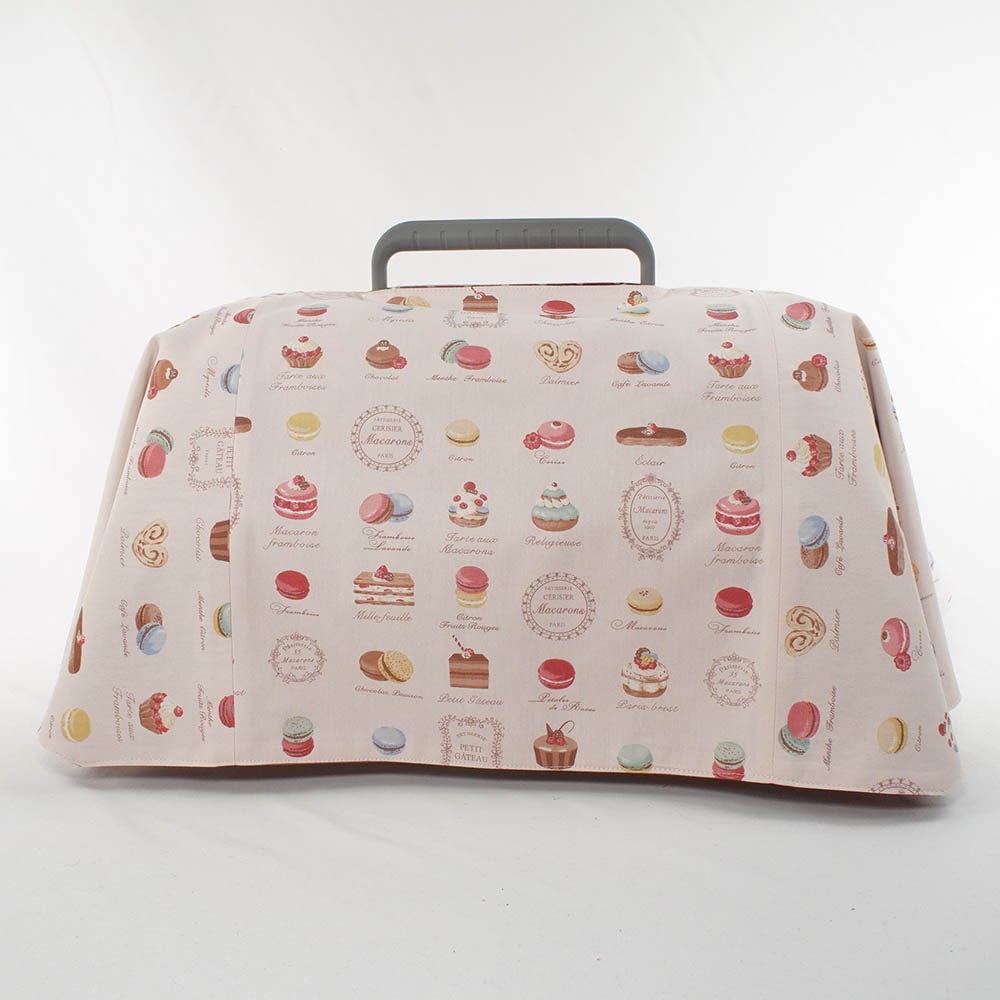 Helen's クレートカバー マカロンピンクドット Sサイズ トグルボタン無し