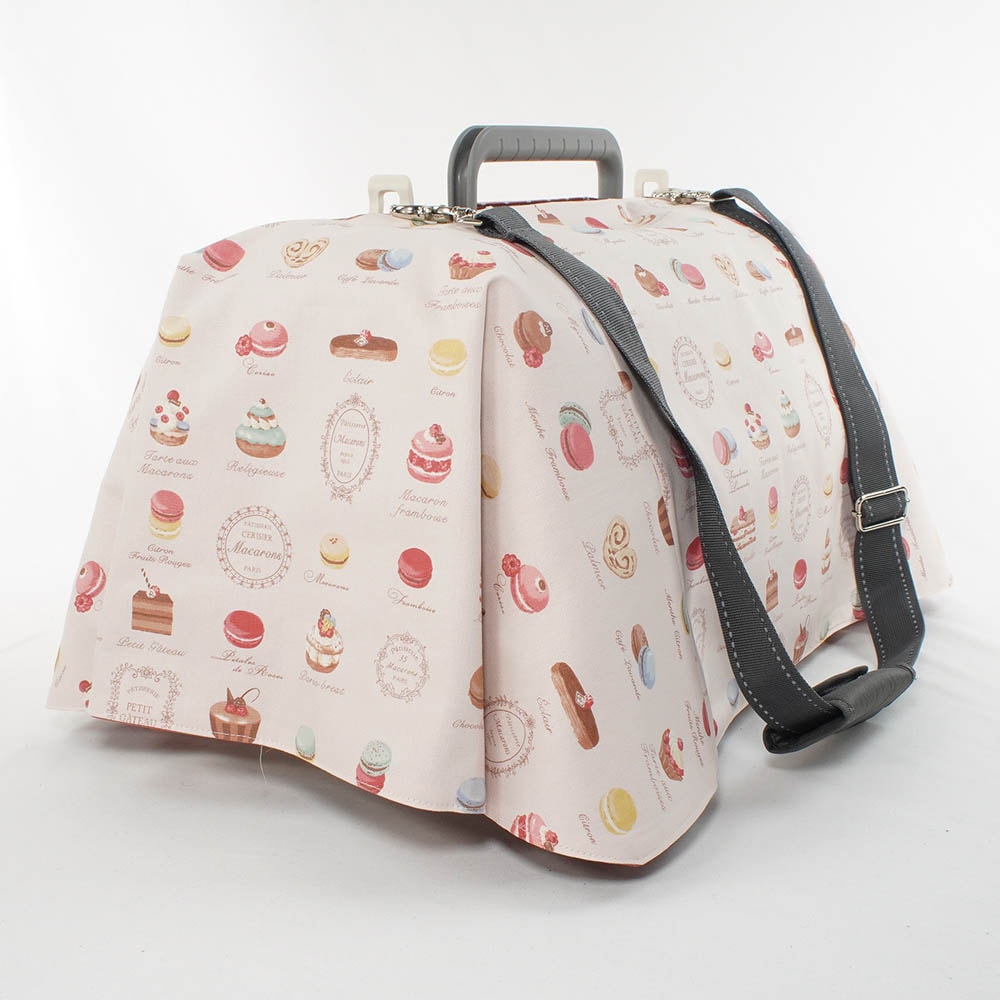 Helen's クレートカバー マカロンピンクドット Sサイズ トグルボタン無し