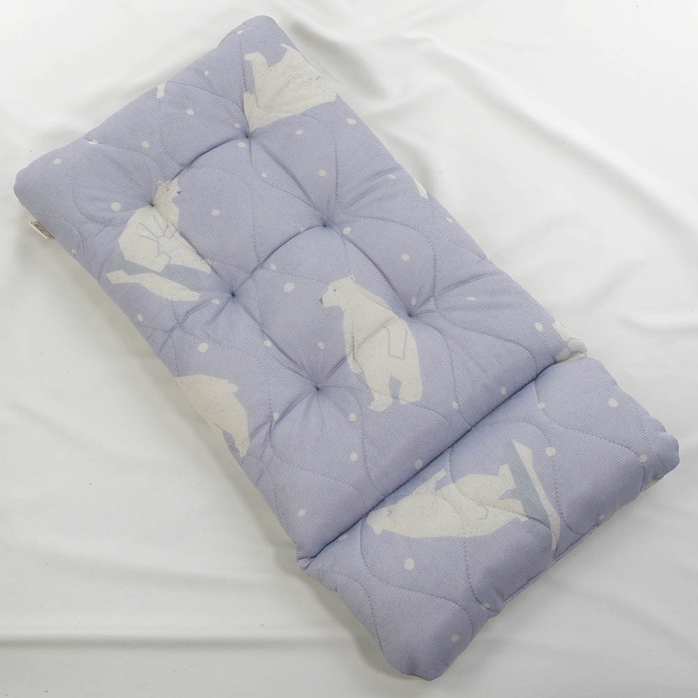 【500円OFF】DOME3レギュラー/ラージ用クッションセット 夏用ぷくぷく あごのせクッション＋夏用あごのせ縁無しクッション Mサイズ 接触冷感 マーベラスクール シロクマグレー