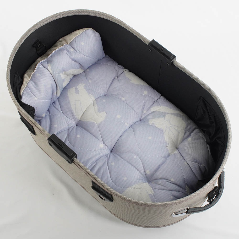 【500円OFF】DOME3レギュラー/ラージ用クッションセット 夏用ぷくぷく あごのせクッション＋夏用あごのせ縁無しクッション Mサイズ 接触冷感 マーベラスクール シロクマグレー