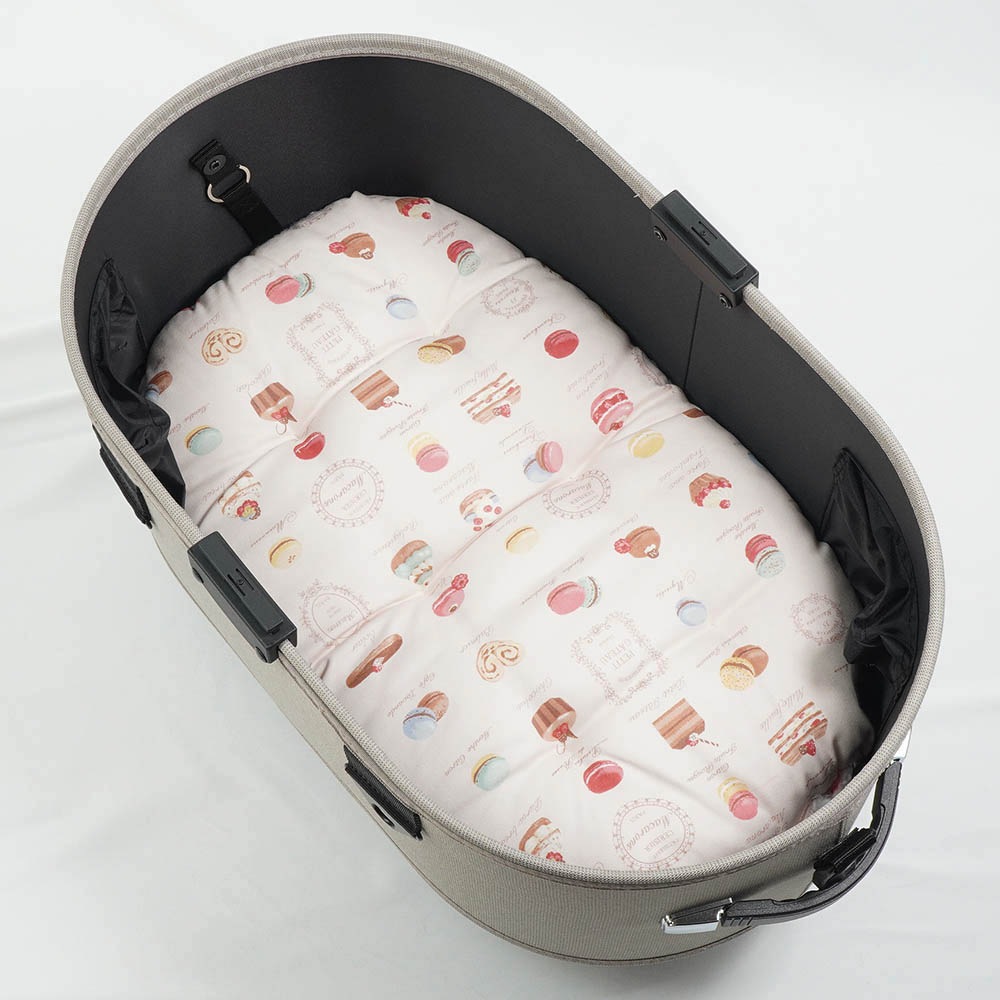 【500円OFF】DOME3レギュラー用クッションセット ぷくぷく あごのせクッション＋縁無しクッションベッド Mサイズ マカロンシャービーピンクファー