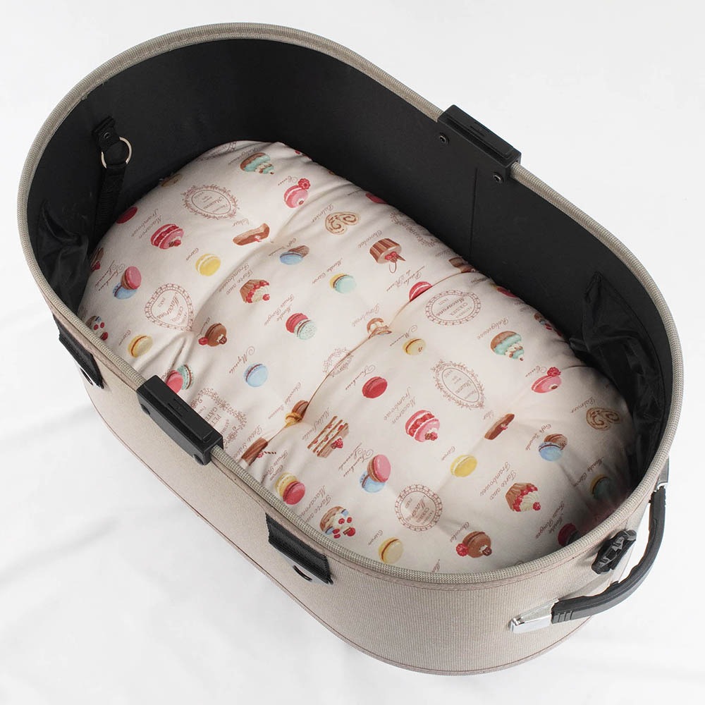 【500円OFF】DOME3レギュラー用クッションセット ぷくぷく あごのせクッション＋縁無しクッションベッド Mサイズ マカロンハニーピンクファー