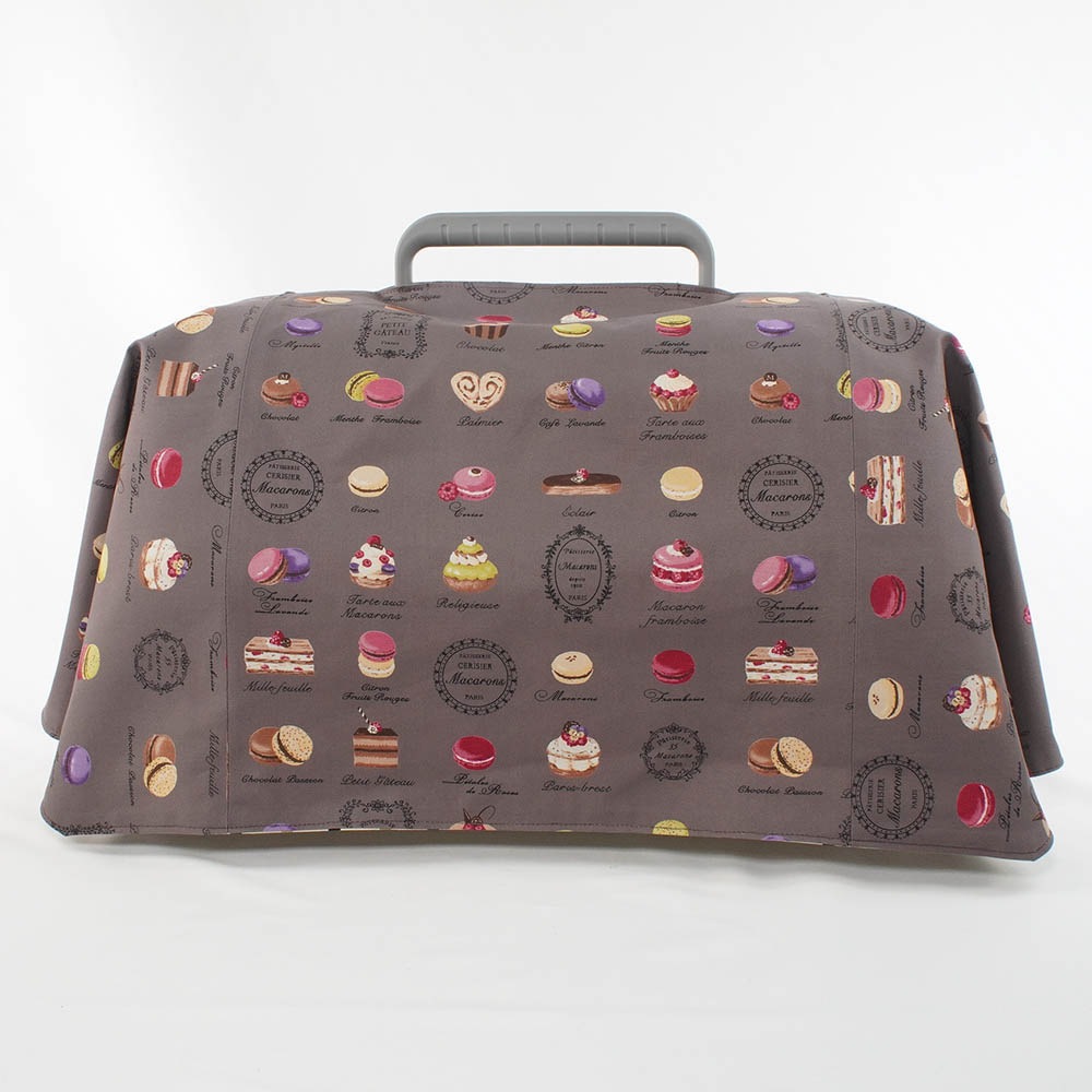 Helen's クレートカバー マカロンチョコドット Sサイズ トグルボタン無し