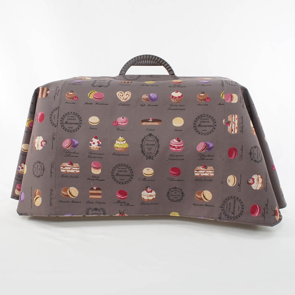 Helen's クレートカバー マカロンチョコドット Sサイズ トグルボタン無し