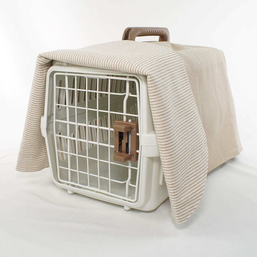 Helen's クレートカバー リトアニアリネン Sサイズ トグルボタン無し