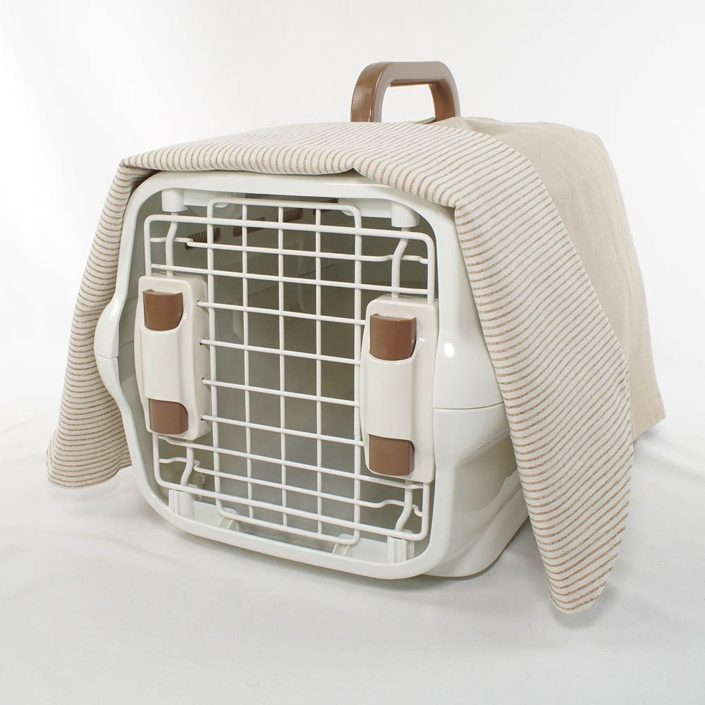 Helen's クレートカバー リトアニアリネン Sサイズ トグルボタン無し