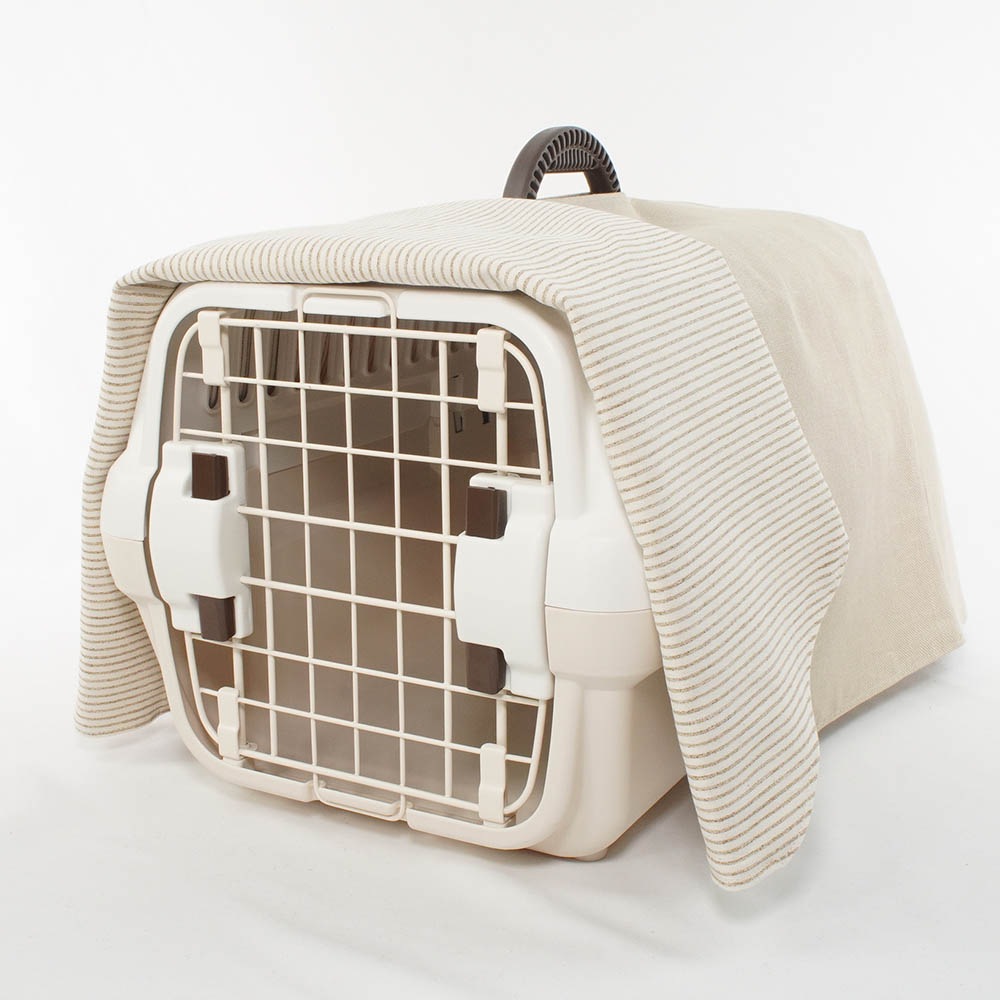 Helen's クレートカバー リトアニアリネン Sサイズ トグルボタン無し