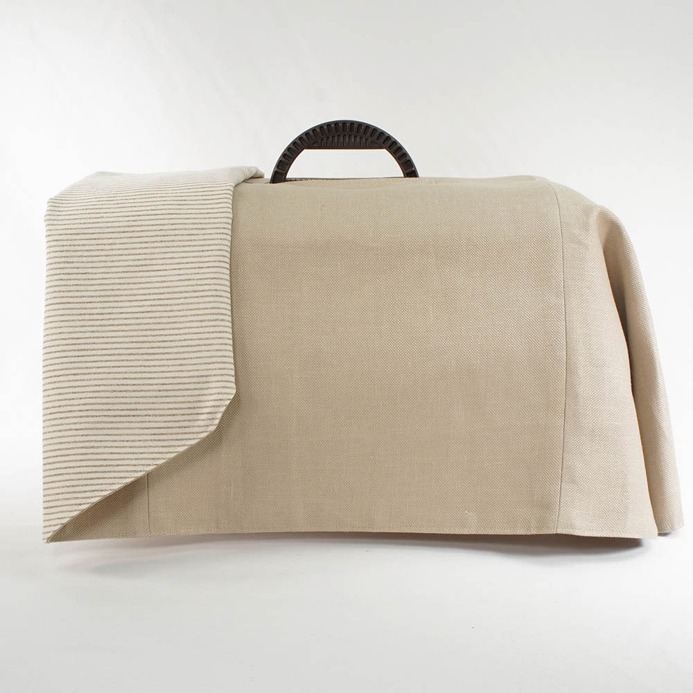 Helen's クレートカバー リトアニアリネン Sサイズ トグルボタン無し